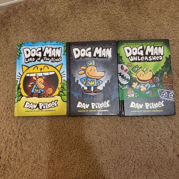 3 Dog Man books - Picture 1 of 9